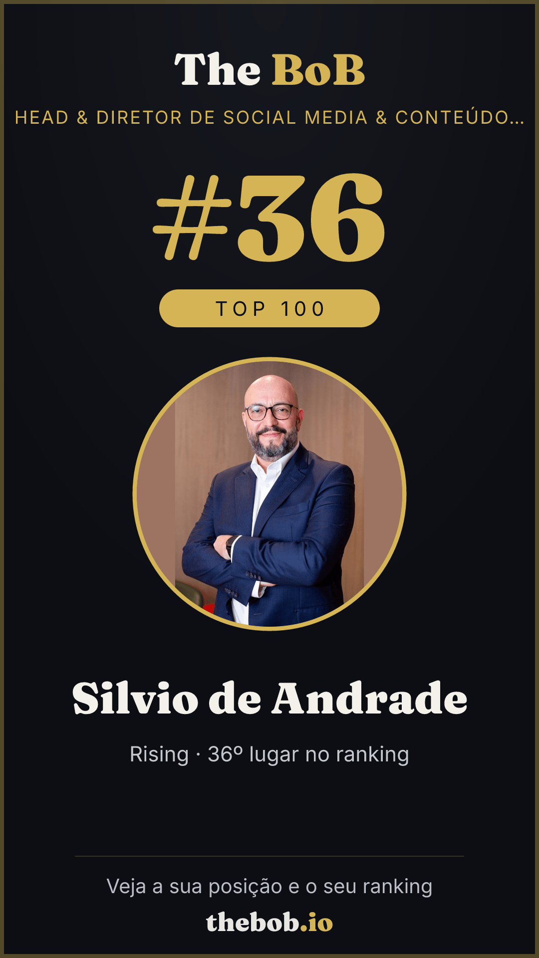 Selo The BoB · Silvio de Andrade
